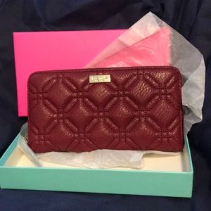Kate Spade Quilted Large Wallet